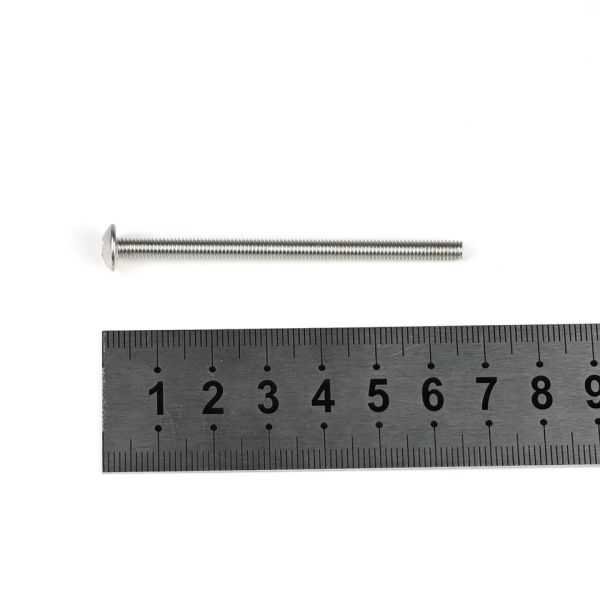 ISO Standard ZINC Finish M4 Button Phillips Head Machine Screw 65mm Stainless Steel SS304