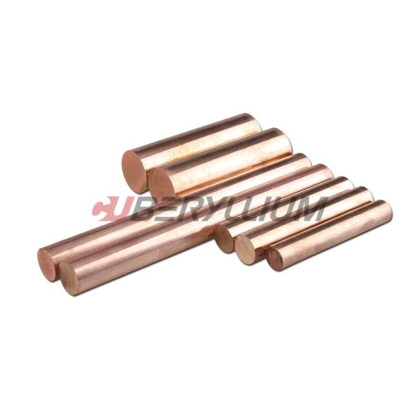 Quality CuBe2Pb Leaded Beryllium Copper Bars 8x1000mm For Contact Bridge for sale