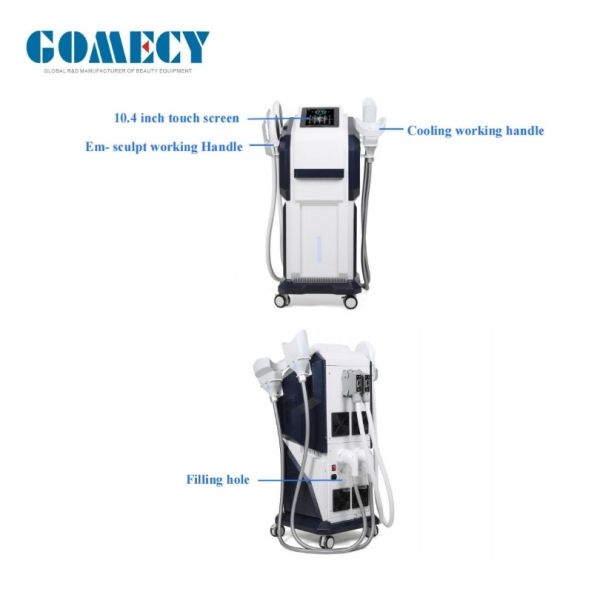 360° Semiconductor Surround Cooling Cryolipolysis Slimming Machine with 7 Tesla HI-EMT Muscle Stimulation and 0℃ to -11℃ Adjustable Cooling