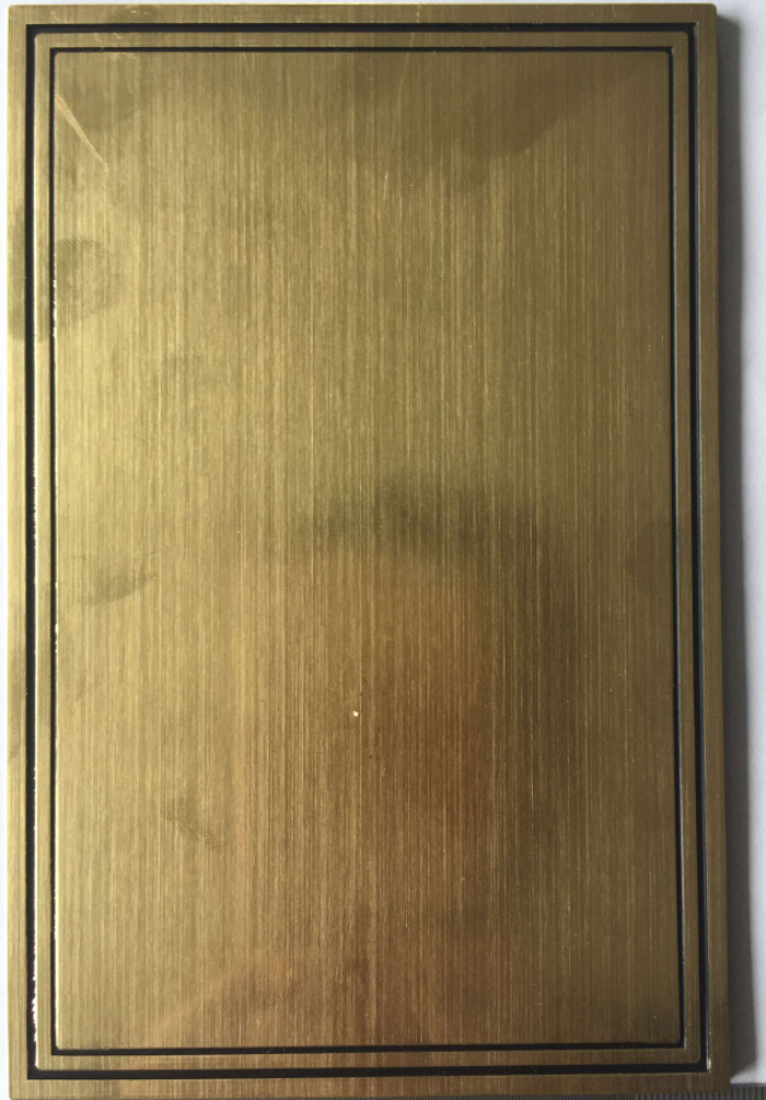 Quality Funeral Name Plate Plastic Casket Hardware for sale