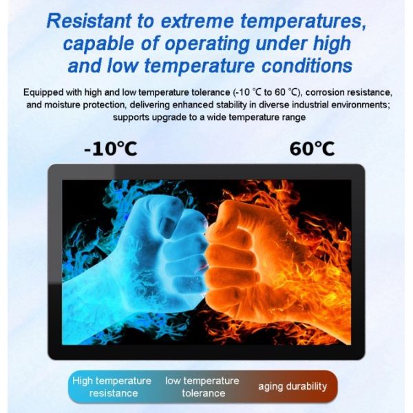 24 inch The Industrial CNC Control Panel Ultra-Thin Embedded Displays for Space-Constrained Designs