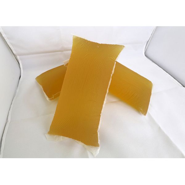 Quality Yellow Synthetic Rubber Based Hot Melt Adhesive For Labels for sale
