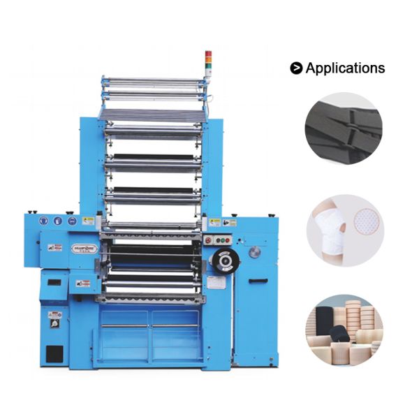Automatic Flat Knitting Machine Equipment 2.5-3 Meter/Tape/Minute Computer Crochet for Elastic Belts