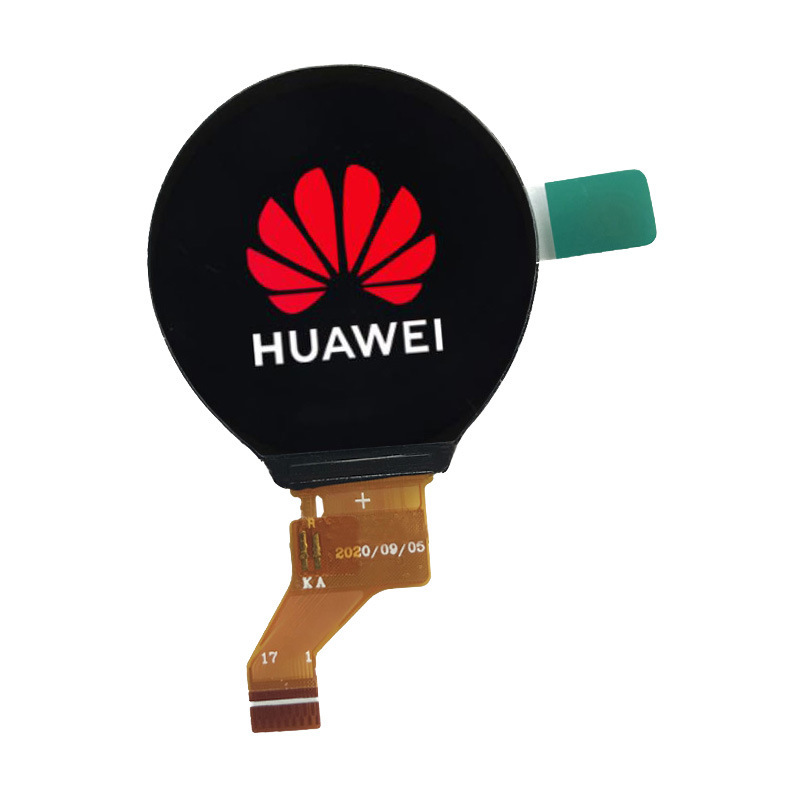 1.09 Inch Round TFT Display 240X240 Resolution 17PINS MCU Interface Driving IC GC9A01 400cd/M2