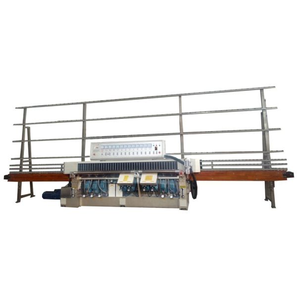 Provide 11 Motors Glass Straight Line 45 Degree Edging Machine Glass Processing Machine