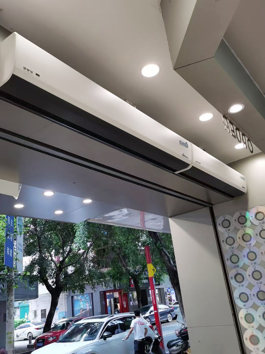 S7 Series Air Curtain 0.9m to 2m Door 220-240V AC Motor