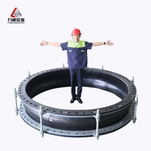Buy cheap Single Sphere Flexible Rubber Joint With Flange Large Diameter Customizable from wholesalers