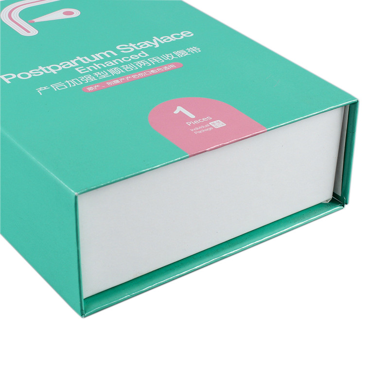Luxury Promotional Rigid Gift Boxes Printed Blue With Magnetics Lid