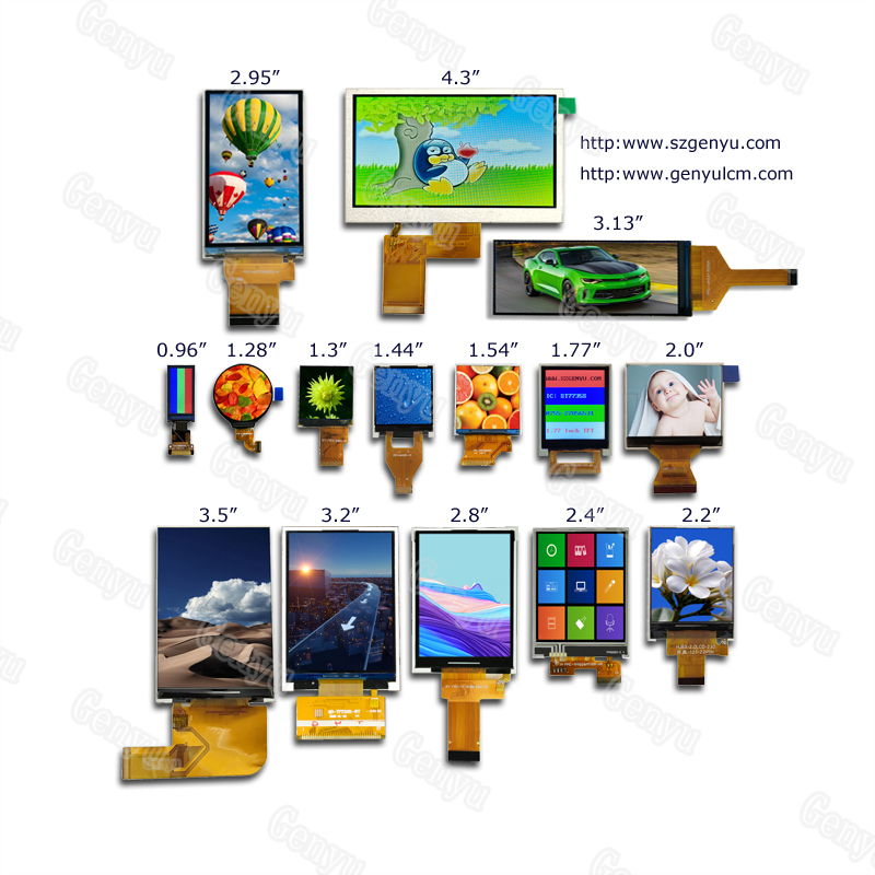0.96 Inch IPS TFT LCD Module with 4SPI Interface 80x160 Resolution