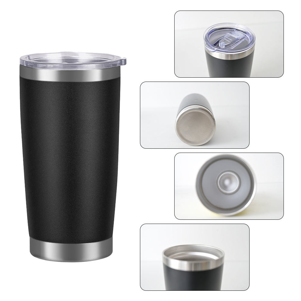 20 Oz Stainless Steel Double Wall Vacuum Vasos Travel Cup Tumbler Thermal Coffee Mug Cup With Lid