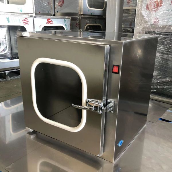 Cleanroom SUS304 SS Pass Box UV Light Static Pass Static Through Box