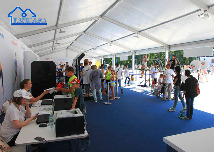 Aluminum Frame PVC Cover Infinite Extension Marquee Tent For Exhibition Church Festival Catering Event