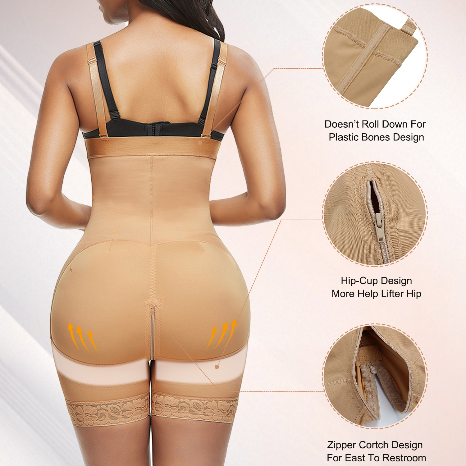 HEXIN Women Waist Trainer 5XL BBL Stage 2 3 Medium Control Postpartum Slimming Bodysuits