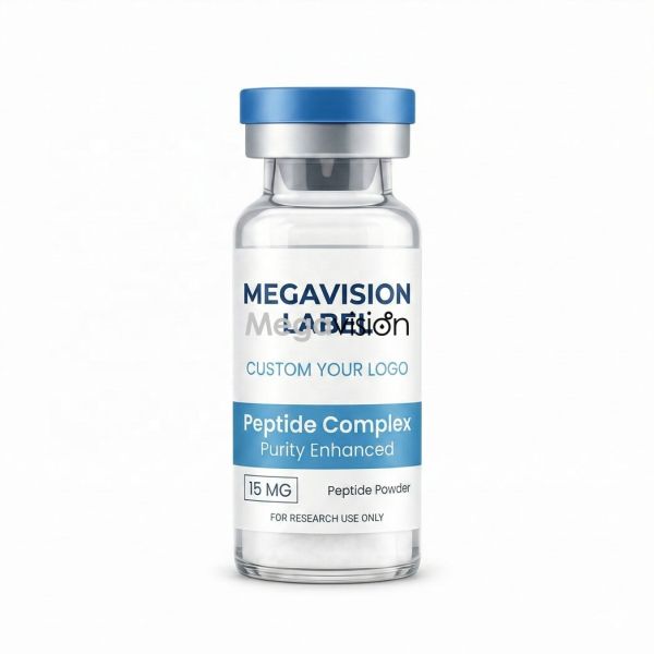 Custom Spot UV Roll Peptide Temperature Label Vial 3ml 5ml 7ml 10 ml Packaging Labels Vinyl Stickers Pegatinas Etiqueta Adhesiva