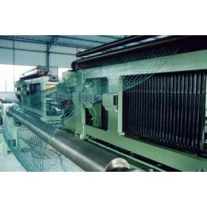 Automatic Gabion Wire Netting Machine Width 4300mm PLC Control 22kw