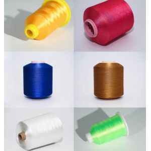Quality 75D/2 125G DF Polyester Embroidery Thread With Shiny Luster for sale