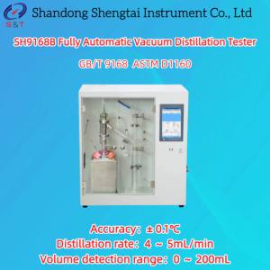 Quality Fully Automatic Vacuum Distillation Tester ASTM D1160 ±0.1℃ Accuracy for sale