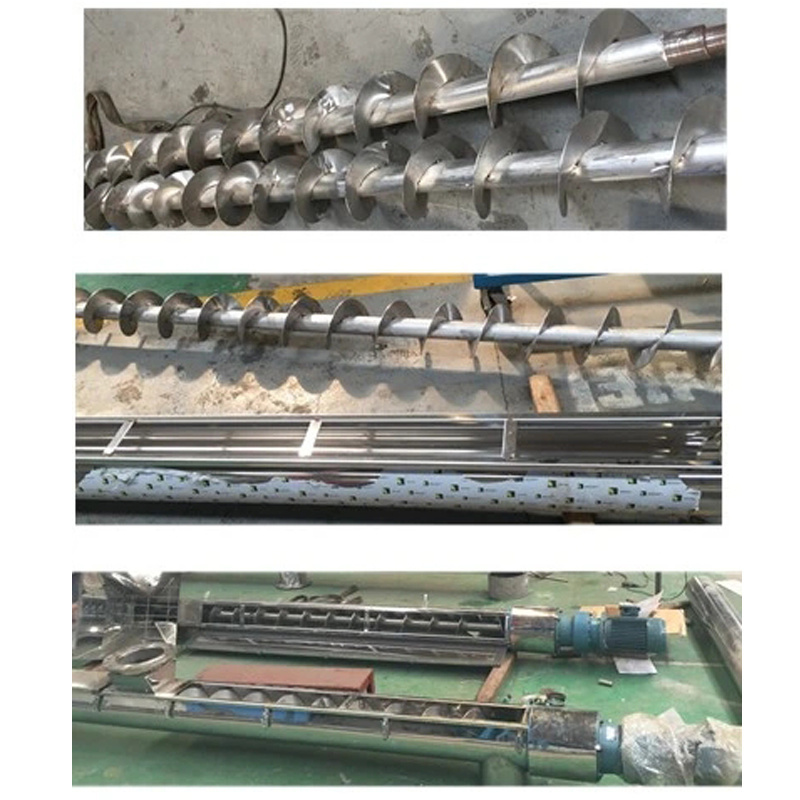 OEM Custom Heat Resistant Auger Spiral Screw Conveyor Conveying Machinery