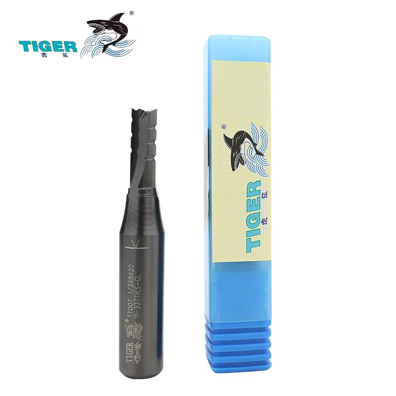 Tiger 1 /2*6mm*22mm Three Blade Woodworking Straight Blade T007 Carving Machine Slotting Woodworking Milling Cutter