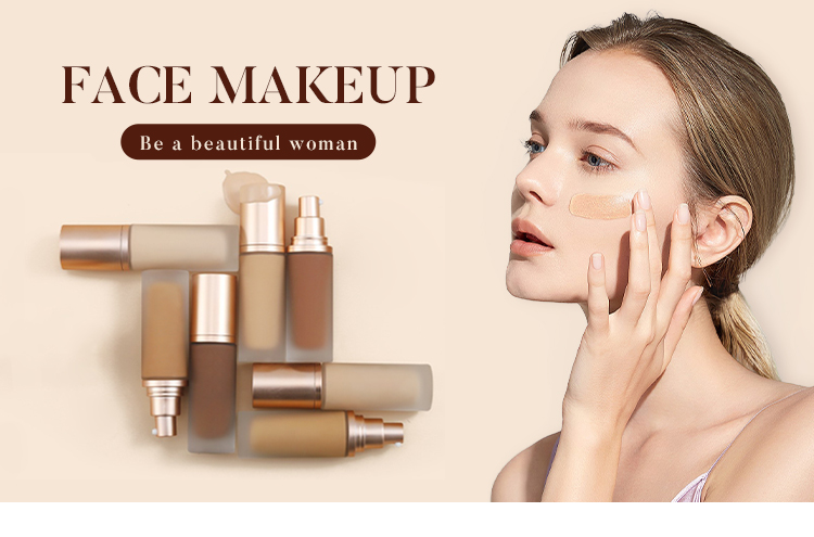 Vegan Full Coverage Foundation Private Label Makeup Matte Foundation for Makeup
