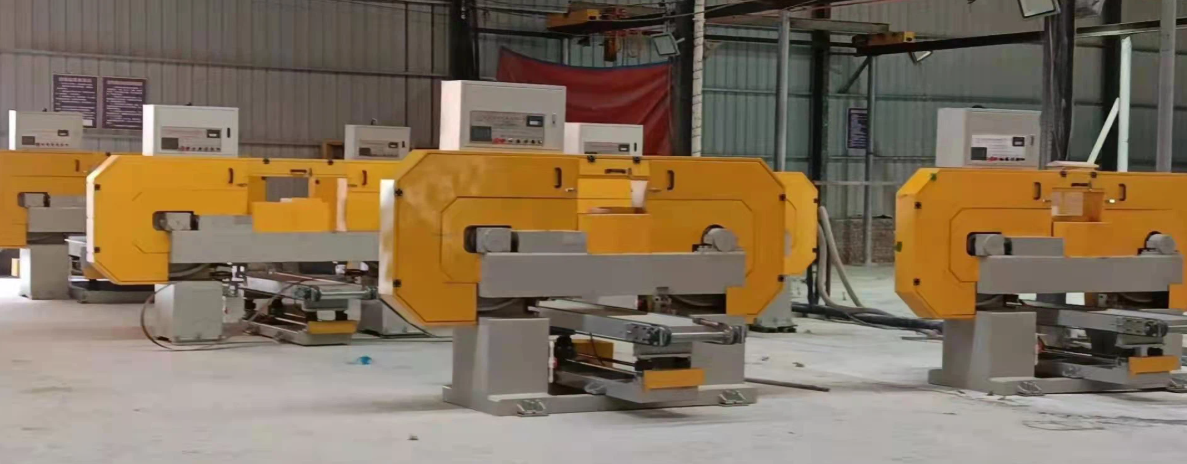 Horizontal Pair Cutting Machine Marble Slabs Block Splitting Machine Stone Band Saw Machine