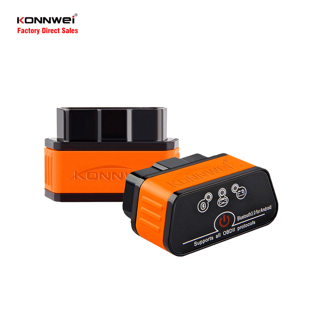 Quality BT Wireless 3.0 25K80 OBDII Diagnostic Scanner Konnwei Kw903 for sale