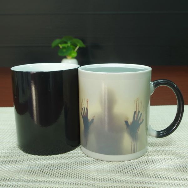 Souvenirs Color Changing Personalized Travel Mugs With Handle