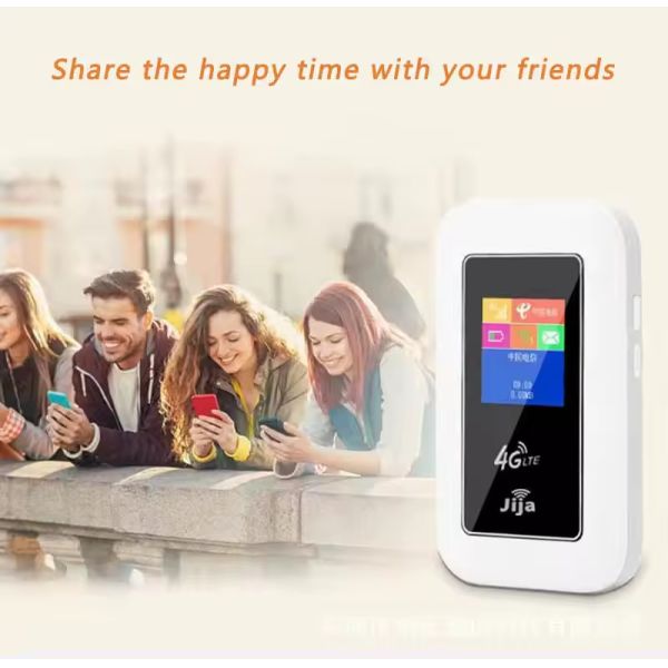 High Speed Portable 4G Modem With Sim Crad WiFi Router 300M With 2100mAH Battery Power Bank Wireless Router