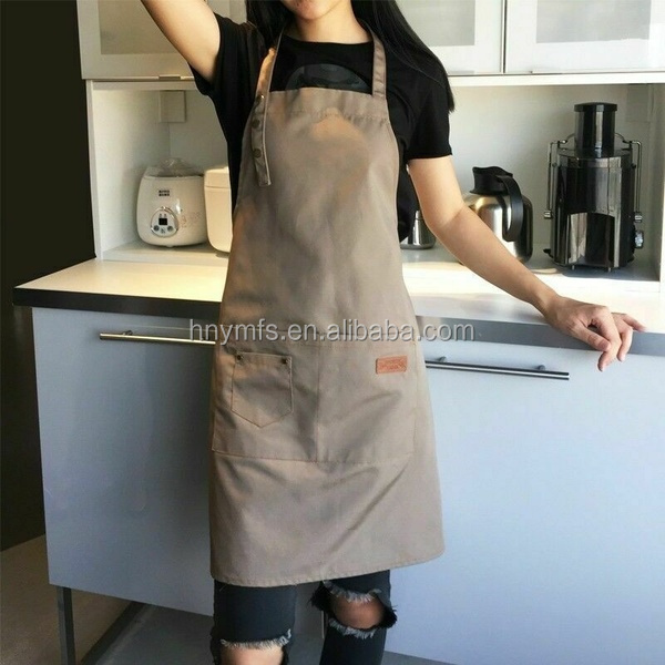 Adjustable Chef Work Apron Waterproof Unisex Cooking Aprons