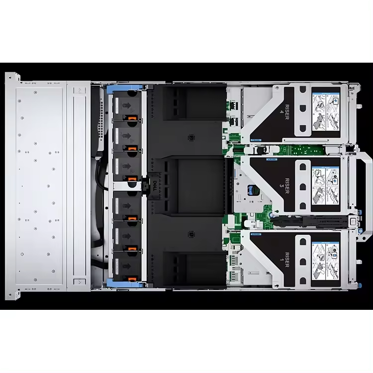 2U Form Factor PowerEdge R760 Rack Server featuring 3200MHZ Processor Main Frequency