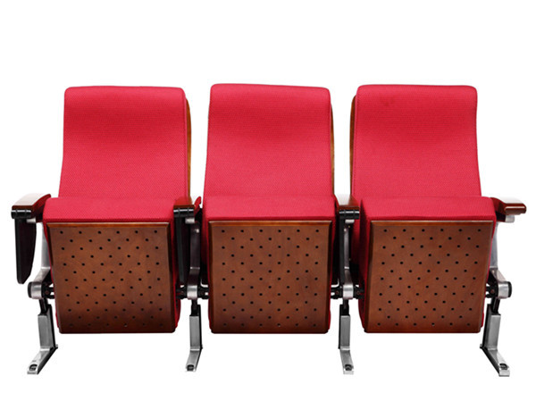 Gravity Return Mechanism Aluminum Arm Folding Theater Seats