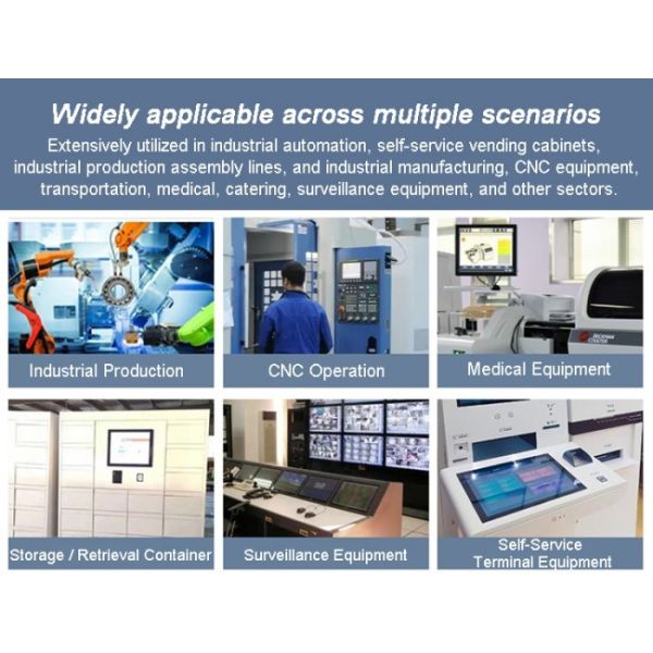 12.1 Inch Aluminum Case Waterproof IP65 TFT Embedded Enclosed Industrial Touch Panel Computer 1024*768 4:3 Monitor