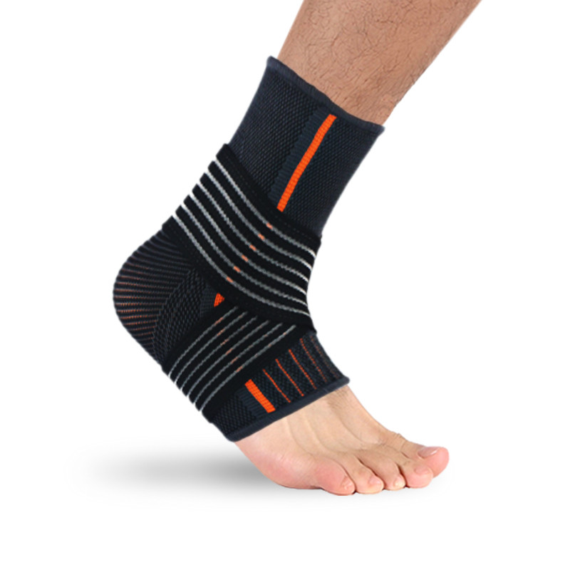Quality OEM Best Compression Knitted Ankle Straps Wraps Ankle Support Sleeve With Bottom price for sale