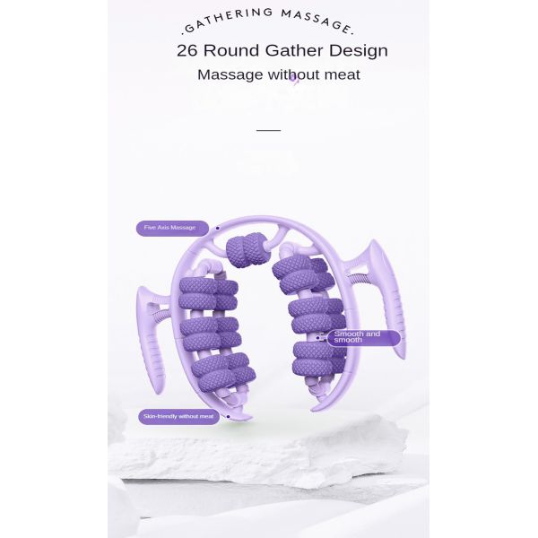 360° Roller Circular Muscle Massager Roller Handheld Multifunctional Leg Roller Massager