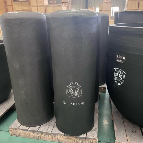 SiC Graphite Induction Crucible for Non-Ferrous Metal Melting