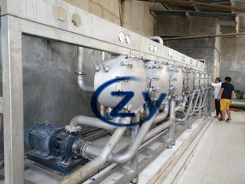 Quality SS304 20t/H Siemens Cassava Starch Hydrocyclone Multicylone Stainless Steel for sale