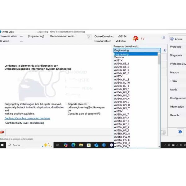 VAS6154A VAG Diagnostic Tool ODIS V25.03 and Engineering V19.0 Software Plus Lenovo T420 Laptop Ready to Use