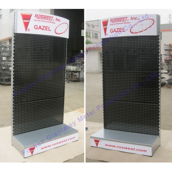 Retail Shop Hanging Hooks Tool Rack Display Powder Coated