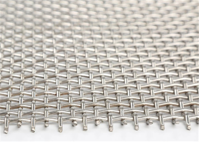 Square Hole Shape Woven 0.2mm Crimped Wire Mesh