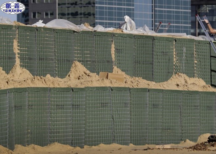 1 X 1 X 1 Military Protective Bastion Galfan Sand Filled Barriers