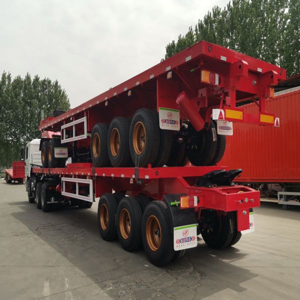 2024 Tri-axles 40FT Container Trailer Customizable Flatbed Trailer for Within Budget