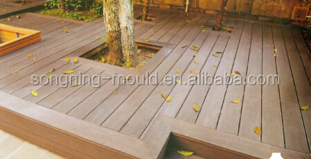Outdoor DIY Co-extrusion WPC/PVC Decking Tile with Modern Design and Easy Installation