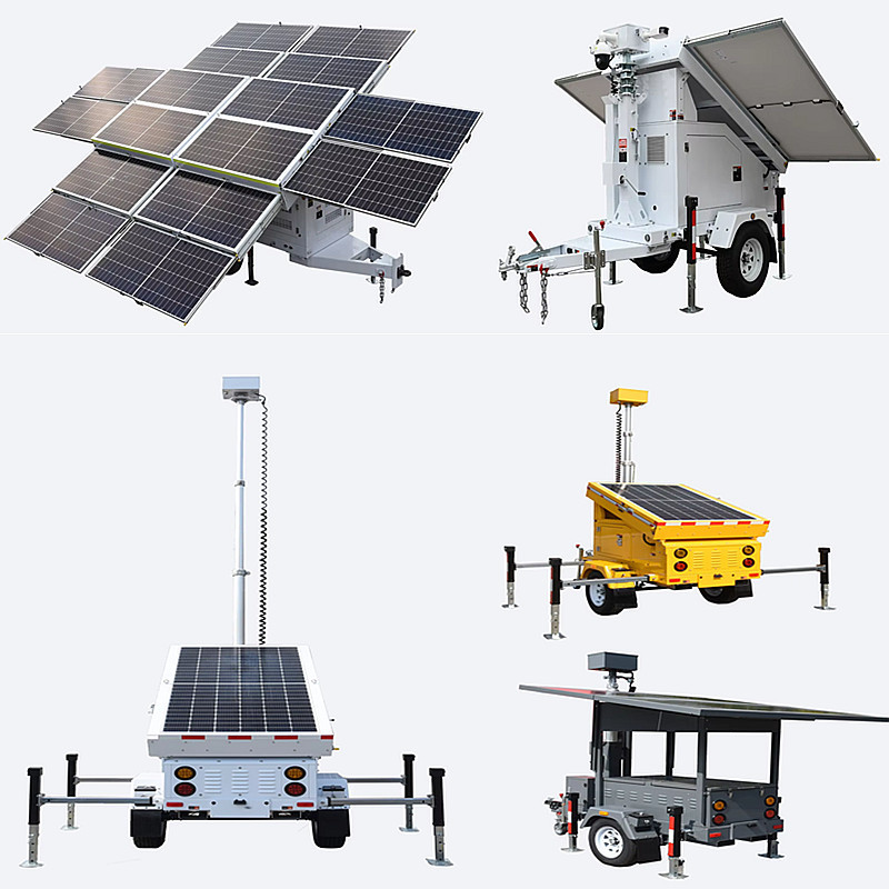 High Efficiency Mobile Lighting Tower Mining Solar Light Tower Portable Light Towers