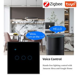 UBARO 86 Type Smart Tuya Zigbee Switch App Remote Control Support Google