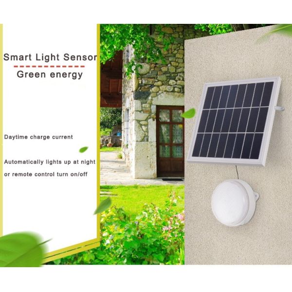 Smart Solar Powered LED Ceiling Lights With Battery Backup For Indoor And Outdoor