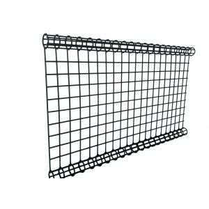 Quality HGMT Square Post Galvanized Double Loop Wire Fencing for sale