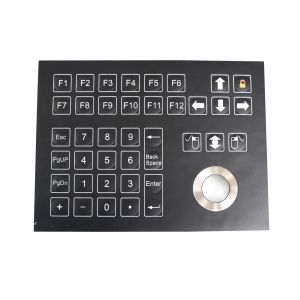 Omron Switch Industrial Membrane Keypad IP67 800DPI Dynamic Optical Trackball