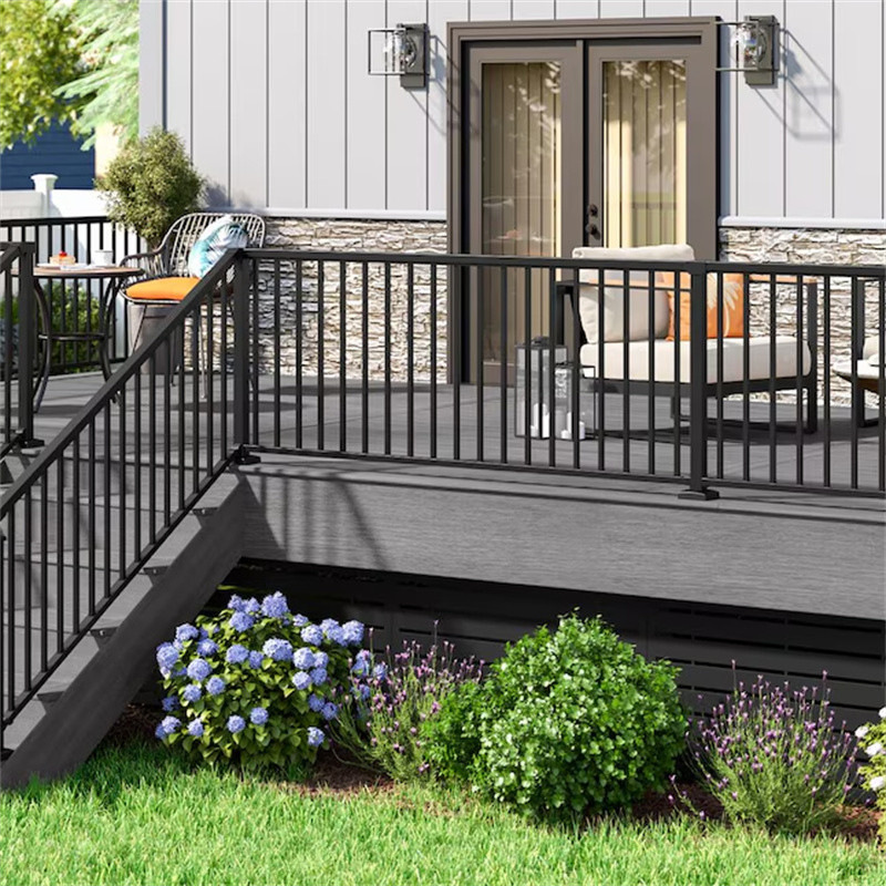 Custom Aluminum Railing with Sanding Galvanized Surface Treatment
