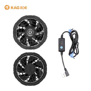 Quality Brushless Air Conditioning Jacket Cooling Fan 5V USB Power Supply for sale