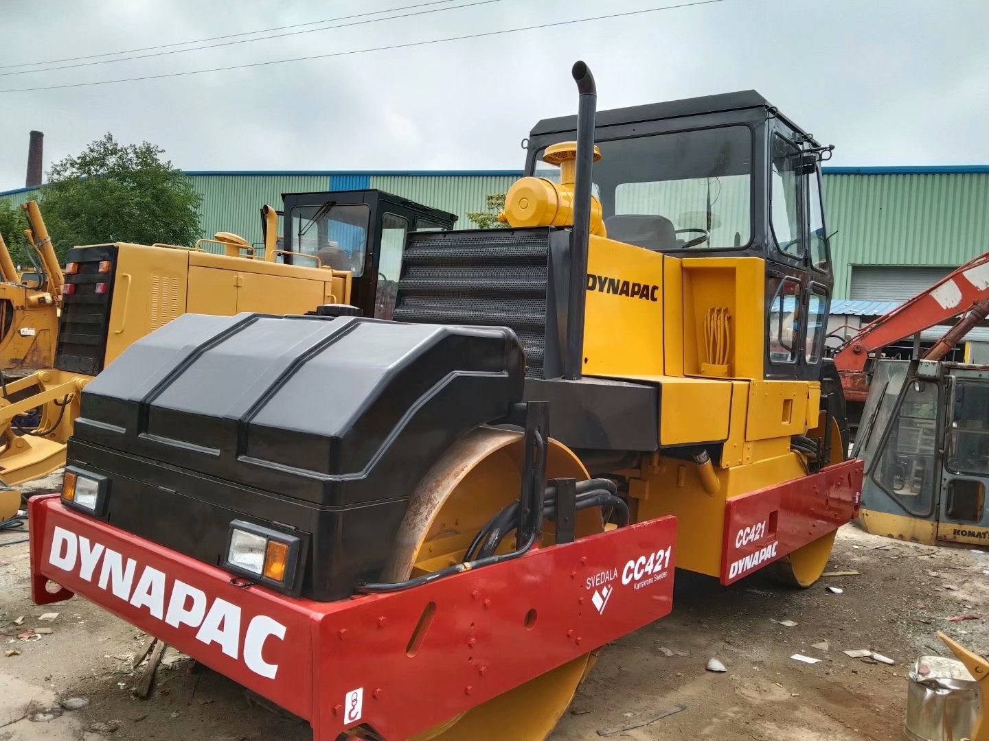 Used Dynapac CC421 Douable Drum Road Roller Made in Sweden/Used Douable Drum Road Roller In Good Condition